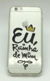 Case de Silicone Eu, Rainha de mim iPhone 6/6s