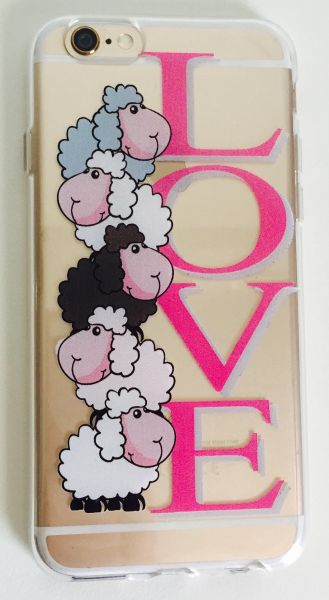 Case de Silicone Ovelha Love iphone 6