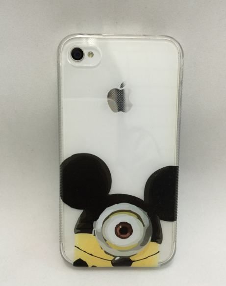Case de silicone Minions Mickey iphone 5/5s/SE