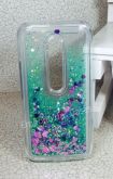 Case Água Glitter Star Verde Moto G3