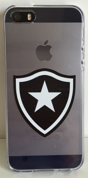 Case de Silicone Símbolo Botafogo iPhone 5/5s/SE
