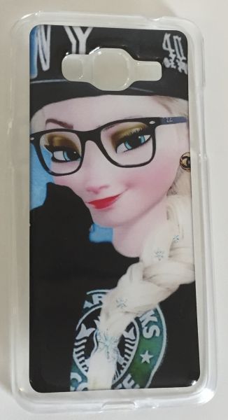 Case de Silicone Frozen Estiloso Elsa Gran Prime