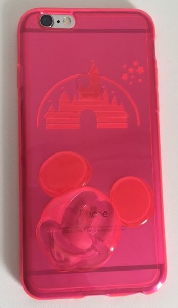 Case de Silicone 3D Disney Mickey Pink Iphone 6 Plus/6s plus