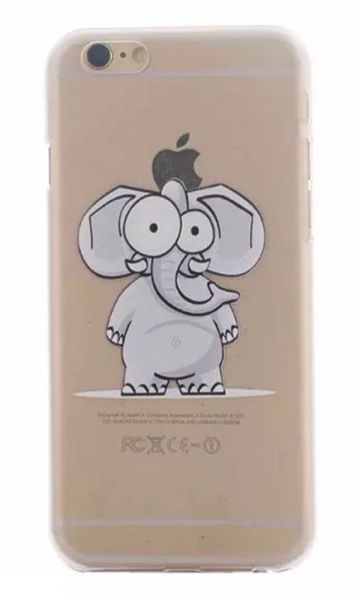 Case de Silicone Elefante iphone 6 Plus/6s Plus