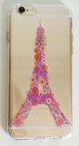 Case de Silicone Paris Flower iphone 6