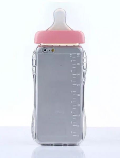 Case Baby Mamadeira Rosa iPhone 5/5s/SE