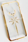 Case Luxuosa Strass Dourada Mod.6 iphone 6/6s