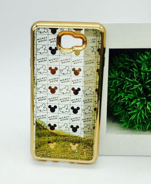 Case Água Glitter Mickey Mouse Gold J7 Prime