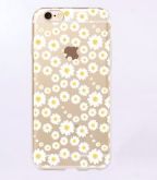 Case de Silicone Margaridas iphone 6/6s
