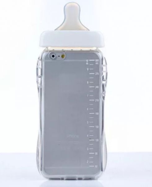 Case Baby Mamadeira Branca iPhone 5/5s/SE