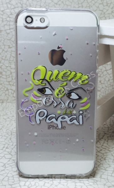 Case de Silicone Quem é essa papai? iphone 5/5s/SE
