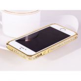 Case Bumper Strass Dourado iPhone 5/5s/SE