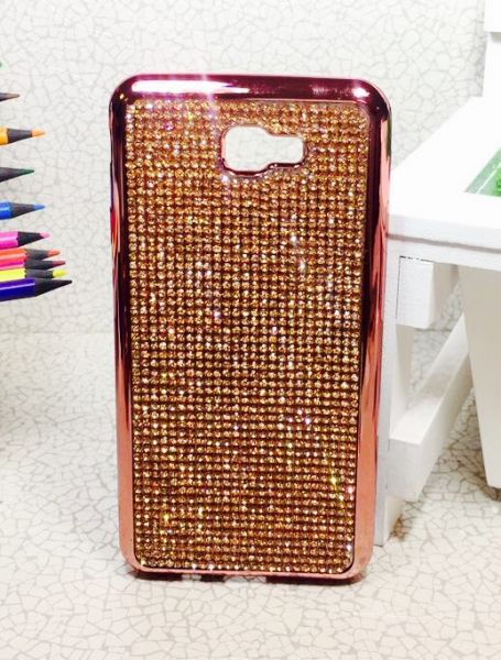 Case Glamour Strass Rose Galaxy J7 Prime