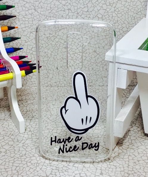 Case de Silicone Have Nice Day LG K10