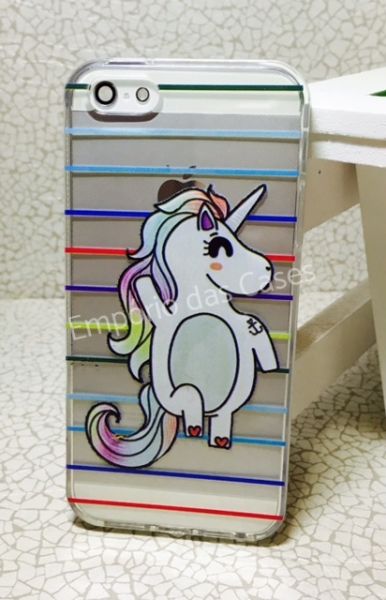 Case de Silicone Unicornio Fabuloso iphone 6 plus/6s plus