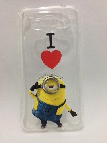 Case de Silicone I love Minions Gran Prime