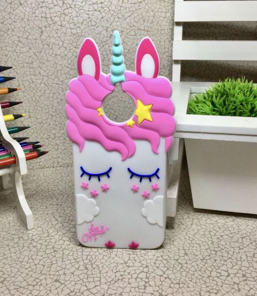 Case 3D Doce Unicórnio Branco Moto G5s Plus