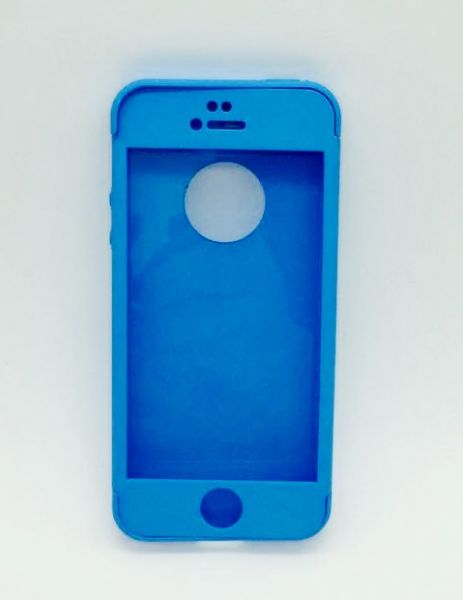 Case 360 Híbrida Luxo Azul Claro iphone 5/5s/SE