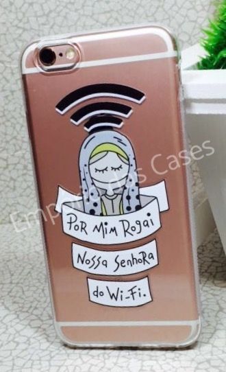Case de Silicone Santa do Wi-fi iphone 6/6s