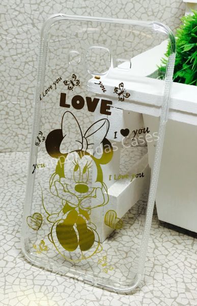 Case de Silicone Minnie Gold Galaxy J7 J700