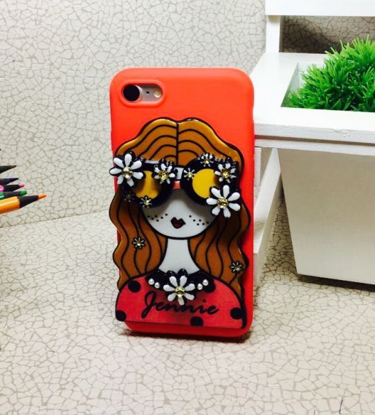 Case 3D Jennie Luxo iphone 8