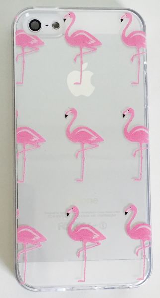 Case de Silicone Flamingo iphone 5/5s/SE