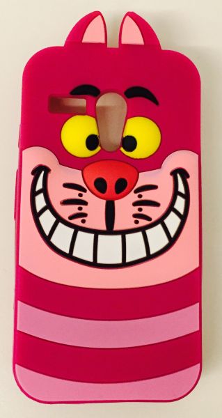 Case Gato Cheshire Alice Moto G 1