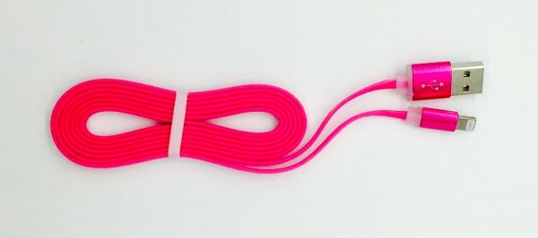 Cabo 1,5m Silicone Pink iPhone