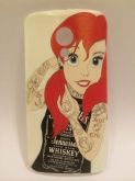 Case de Silicone Ariel Tatuada Moto G 2