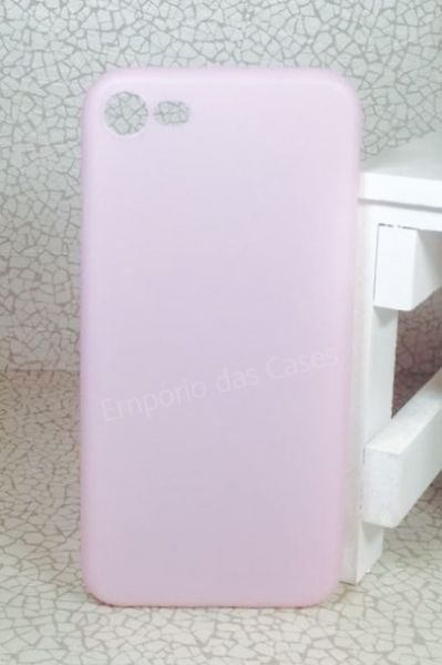 Case de Silicone Rosa iPhone 8