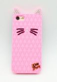 Case 3D Gatinho Katy Perry Rosa iphone 7