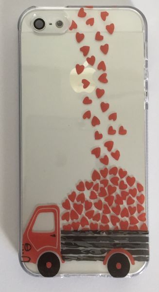 Case de Silicone Caminhão de Amor iphone 4/4s