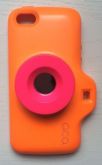 Case Câmera Fotografica ACA Laranja iPhone 5/5s/SE