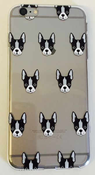 Capinha de Silicone Dog Terrier Iphone 6 Plus/6s plus