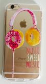 Case de Silicone Sweet Musica iphone 5c