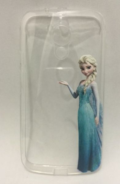 Case de Silicone Elsa Frozen Moto G 2