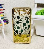 Case Água Glitter Mickey Face Gold J7 Prime