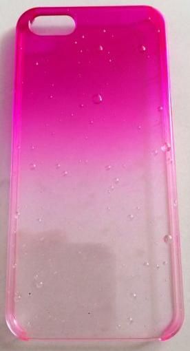 Case Efeito Água Pink iPhone 5/5s/SE