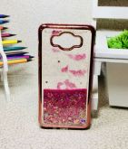 Case Água Glitter Pink Galaxy J7 J710