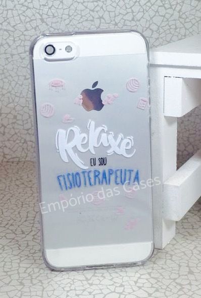 Case de Silicone Relaxa sou Fisioterapeuta iphone 5/5s/SE