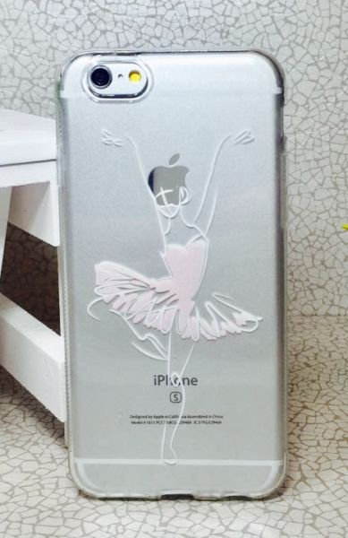 Case de Silicone Bailarina iphone 6/6s