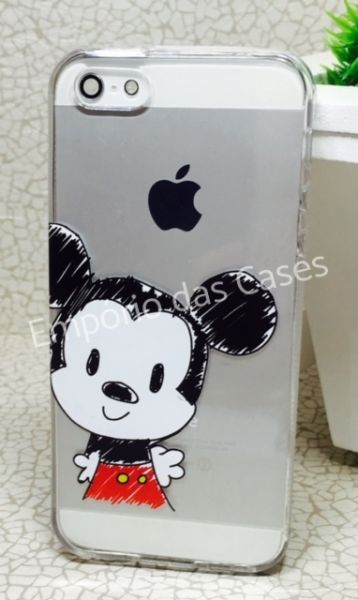 Case de Silicone Mickey Par iphone 5/5s/SE