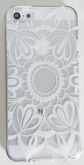 Case de Silicone Flor Branca Iphone 5/5s/SE