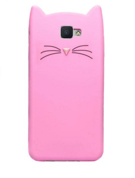 Case 3D Gatinho rosa Galaxy J7 Prime