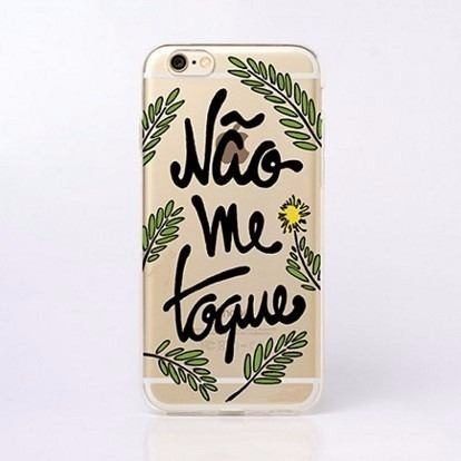 Case de Silicone Não me Toque iphone 6/6s