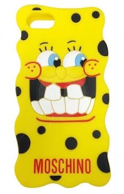 Case 3D Bob Esponja Sorriso Moschino iPhone 5/5s/SE