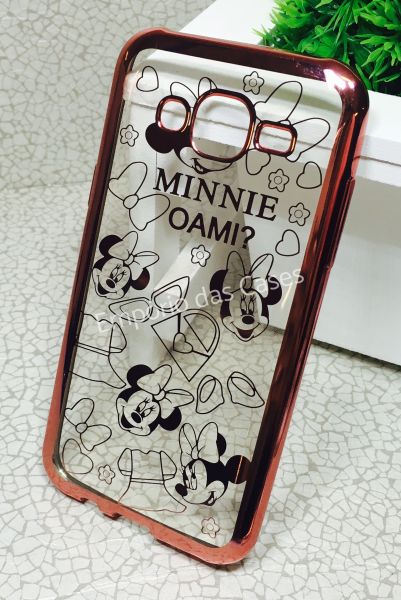 Case Luxo Minnie Rose Galaxy J5 500