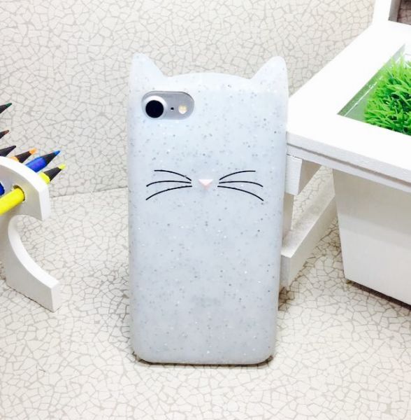 Case 3D Gatinho Brilhoso iphone 5/5s/SE