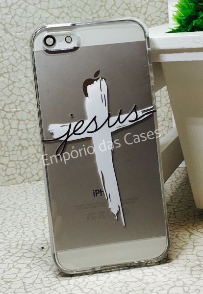 Case de Silicone Jesus iphone 5/5s/SE