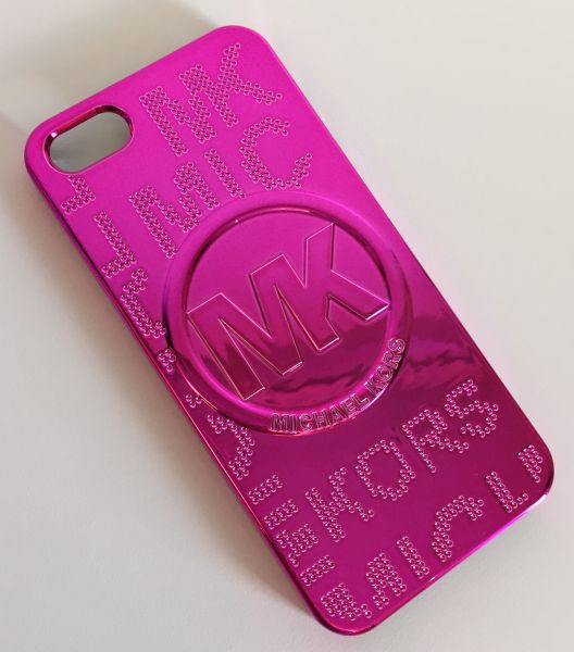 Case Luxo Michael Kors Rosa Metálico iPhone 5/5s/SE